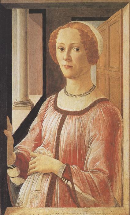 Sandro Botticelli Portrait of Smeralda Brandini (mk36) oil painting picture
